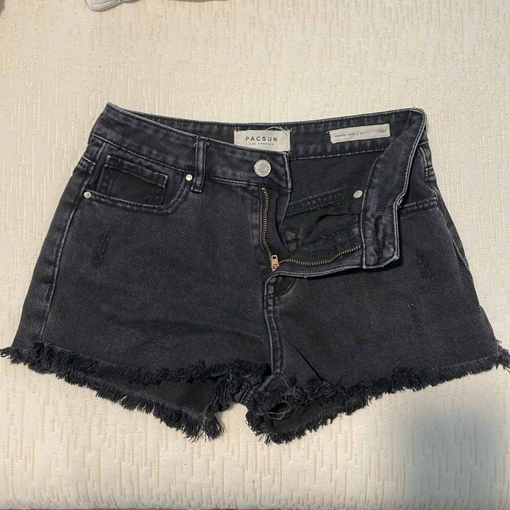 PacSun black jean shorts